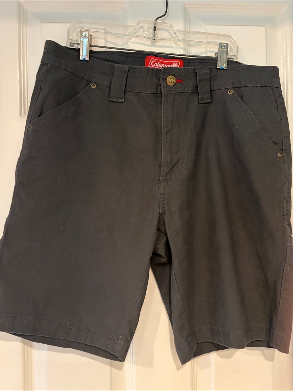 Coleman Men's Charcoal Flat Front Casual Shorts